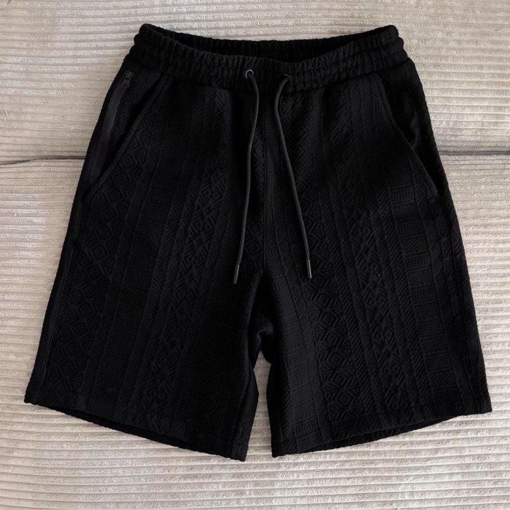 Black Athletic Men's Shorts